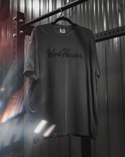 Grey Script Tee [Comfort Colors]
