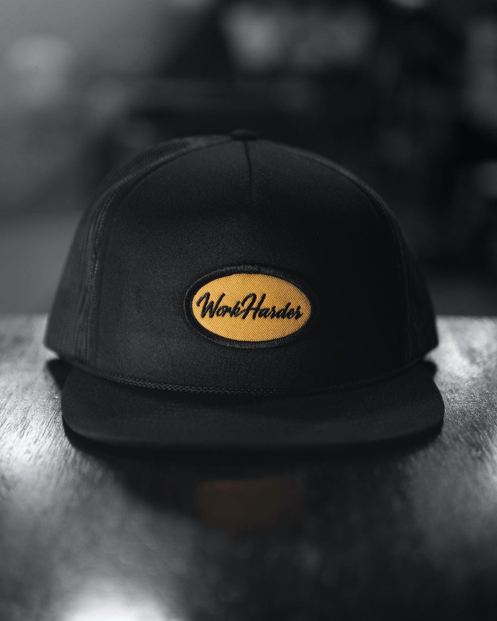 Flat Bill Trucker Hat
